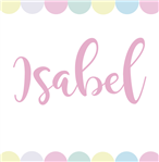 Tarjetitas Pastel 20u Pers